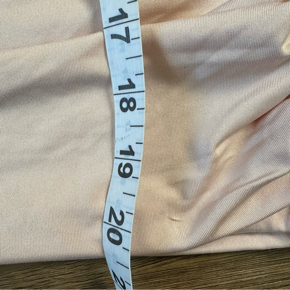 Melrose & Market Square Neck Long Sleeve Ruching Stretch Pleat Office‎ Pink XL - Picture 9 of 11